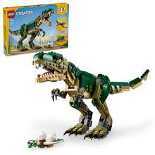 LEGO Creator 3 em 1 T-Rex Toy - Conjunto de construção de dinossauro para crianças, meninos e meninas, a partir de 9 anos - 3 opções de construção, de T-Rex a Triceratops e Pterodáctilo - Ideia de presente para aniversários - 31151 - 31151 - Ver 2