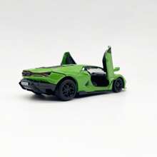Makeda 1:36比例兰博基尼Revuelto锌合金一体压铸合金汽车模型，创意模型玩具摆件，适合青少年和成人收藏模型，可作为房间装饰礼物 - 綠色 - 查看 3