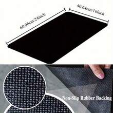 Salted Butter Bath Mat  Quirky Foodie Decor Memory Foam Comfort Chef Gift Fun Kitchen & Bathroom Housewarming And Wedding Gift - Đen và trắng - Xem 4