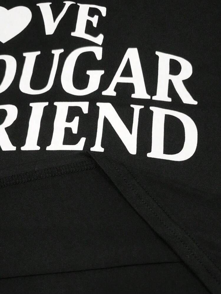 Boyfriend Gift "I Love My Cougar Girlfriend" Funny Graphic Print Men's T-Shirt 5JZW - Foto-2 - Añade 5