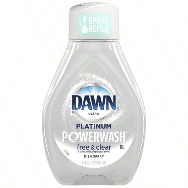 Dawn Platinum Plus Powerwash Free & Clear Spray, 16 Oz