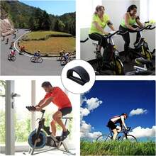 2pcs Nylon Bicycle Pedal Straps With Toe Clips, Adjustable Non-Slip Bike Foot Straps, Suitable For Fixed Gear, Pedal Bike Toe Clips