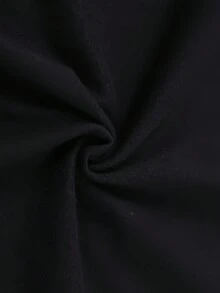 [Camiseta de motocicleta hip-hop para todas las estaciones] Ropa de motocicleta hip-hop cómoda - Una bestia solitaria, soy camiseta de cuello redondo de mangas cortas para todas las estaciones - 180g - Negro - Ver 5