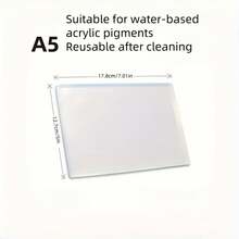 1pc Gel Printing Plate Durable Fade-Resistant Reusable For Laser Printer Image Transfer Painting DIY Scrapbooking Impression Art And Craft - Multicolor - View 15