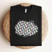 180g Pure Cotton Kayli Mills Class Of 09 Nicole's No T Shirt Vintage Washed Slightly Stretched Versatile Comfortable Unisex Homme Graphic Print Round Neck Short Sleeve Streetwear Fashion Casual For Women Summer Soft Stylish Top For Everyday Wear Breathable Designer Clothes - màu đen - Xem 3