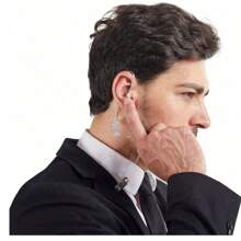 2/4/8件套情人节派对服装圣诞舞会角色扮演黑衣人特工配件，特工服装套装秘密安全局服装配件包，包括领带、黑色太阳镜、耳机和身份卡，适合青少年和成人角色扮演，耳机和对讲机，特工领带和眼镜，特工耳塞和对讲机，MIB徽章卡。圣诞节、狂欢节之夜、平安夜、新年派对角色扮演外星人，黑衣人保镖服装。 - 彩色 - 查看 7