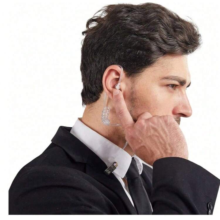 2/4/8件套情人节派对服装圣诞舞会角色扮演黑衣人特工配件，特工服装套装秘密安全局服装配件包，包括领带、黑色太阳镜、耳机和身份卡，适合青少年和成人角色扮演，耳机和对讲机，特工领带和眼镜，特工耳塞和对讲机，MIB徽章卡。圣诞节、狂欢节之夜、平安夜、新年派对角色扮演外星人，黑衣人保镖服装。 - 彩色 - 查看 7