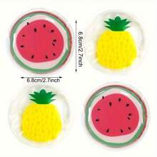 1/2/4 piezas Máscaras de gel reutilizables frías/calientes, parches de hidrogel para relajar los ojos, adecuados para largas horas de uso de computadora, quedarse despierto hasta tarde, belleza, aliviar la fatiga ocular - Multicolor - Ver 10