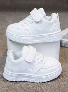 Children's White Shoes For Spring And Autumn: Boys' Lightweight Sneakers, Girls' Casual Canvas Shoes, Soft-Sole Shoes - White - View 5