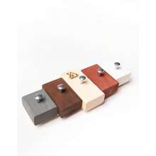 Wood Key Organizer Wall Hanger Multi Hook Key Holder Rack for Home Organization and Key Storage - als Bild - Übersicht 5