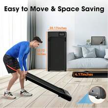 2 In1 Walking Pad 300lbs Capacity, Under Desk Treadmill, For Home/Office - 美規B型插(110-127V) - 查看 5