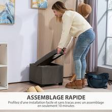 Banc de rangement extérieur - Gris - Voir 9