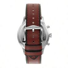 Fossil Fossil Men's Quartz Leather Three-Hand Watch Stainless Steel Case/Scratch Resistant Glass FS5832