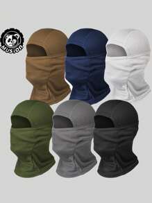 Musion 6 片装迷彩印花摩托车巴拉克拉法帽全脸面罩 MC 迷彩自行车装备透气滑雪面罩 适用于滑雪和骑行