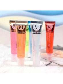 6-Piece Hydrating Clear Lip Gloss Set | With Vitamin E, Rosehip, Argan Oil, Mint & Aloe, Coconut Flavor, Transparent Plumping Lip Oil, Plant-Based Ingredients, Suitable For All Skin Types, Berry Tones IMAN OF NOBLE - 彩色 - 查看 7