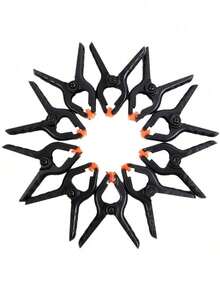 Heavy Duty Clamp, Woodworking Tool, Handheld Household Clamp, Spring Clamp, Strong Fixing Clamp, Men's Tool - Black - View 2