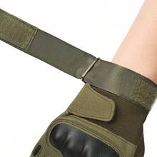 Half Finger Tactical Gloves, Outdoor Cycling Gloves, Sports Protective Cycling Gloves - 軍綠色 - 查看 3