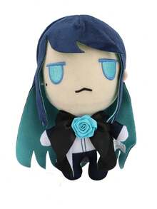 20厘米/7.87英寸 Ado 生日毛绒玩具 Ado Hibana 毛绒玩具 可爱蓝玫瑰星娃娃 毛绒玩具 装饰创意礼物 适合儿童生日派对 家庭女孩房间装饰游戏收藏家 - 藍黑色 - 查看 14