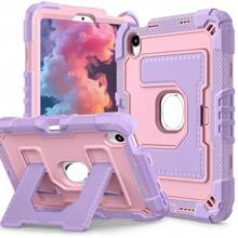 Military Industry Anti-Fall Tablet Protective Case Compatible With Ipad Soft Anti-Fall Protection, Ultra-Thin/Smart Stand Compatible With Ipad 10.2/10.9/11, 10th Gen, Ippad Air 11, Ipad Air4/5 - Multicolor - View 2