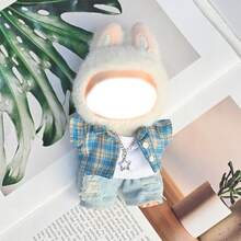 1pc Clothing, High Quality Macaron Plush Toy Apparel - Multicolor - View 7