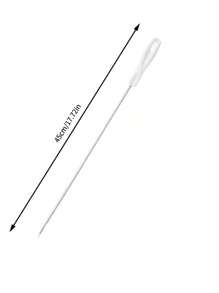 1 件装柔性排水管清洁工具，适用于厨房和浴室的毛发收集器，手动疏通器，塑料水槽过滤器，无需电力，废水管道清洁，轻松清除毛发和碎屑