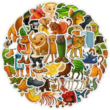 50Pcs Italian Brainrot Stickers Funny Stickers Italian Brainrot Toy Tralalero Tralala Tung Tung Tung Sahur Cartoon Stickers Vinyl Waterproof Stickers For Water Bottle,Computer,Laptop,Phone,Luggage,Notebook,Fridge