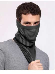 1pc Winter Neck Warmer Gaiter Balaclava Windproof Face Mask For Ski,Snowboard,Running,Fishing