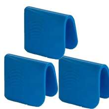 Herramienta de acabado de calafateo, sellador de suelo, raspador suave, acabado de lechada de azulejos, herramienta manual, accesorios de calafateo de poliuretano, 1/3 Uds. W5GD - Negro 3 piezas - Ver 10