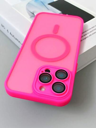 Magnetic Luxury Matte Translucent Armor Shockproof Case Compatible With IPhone 16 15 14 13 12 11 Pro Max For Magsafe Wireless Charge Cover Waterproof Anti-Fall Scratch Resistant