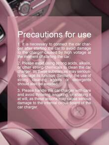 W&O 4 In 1 Retractable Car Fast Charger In Mech-Style 65W Charger Car Charger With Retractable Cablea And Multi-Port Usb C Holiday Gifts,Car Essential,Room Decor,Compatible With Iphone,Halloween Gift,Fast Charger - 粉色 - 查看 11