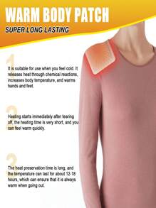 10 Pack (20 Pieces) Warm Body Patches For Autumn And Winter, Warming Body And Feet, Cold Prevention And Warmth Retention, Portable Warm Patches With Long-Lasting Heat, Easy To Stick, Suitable For Outdoor Work, Sports, Travel, And More. They Can Also Be Used At Work, School, Or During Trips To Keep The Body Warm And Improve Comfort.