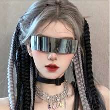 New Cyber Punk Style Glasses, Suitable For Men And Women, Combining Futuristic Technology And Stylish Eyewear Design - Multicolor - View 1