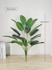 1 pezzo Pianta artificiale di banano tropicale, albero di banano finto. Senza vaso. Adatto per decorazione domestica e da giardino. Molto adatto per celebrazioni di inaugurazione della casa, celebrazioni di festival, sfondi fotografici, decorazioni per feste, Natale, Pasqua, Ringraziamento, San Valentino e altre occasioni festive.