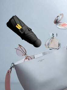 1PC Compact Ultra Lightweight Umbrella Women's UV Protection UPF50+ Sun Rain Dual-Use Portable Mini Travel Umbrella Multiple Colors For Outdoor Festival School Office Home Back To School Summer Autumn Rain Gear Decor