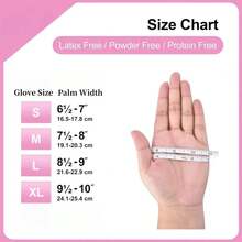 100 Pink Disposable Nitrile Gloves - Latex-Free, Suitable For Cleaning, Professional Protective Gloves - Pink - View 3