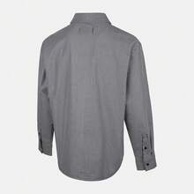 Nike Camisa de manga larga tejida AS FLT OXFORD LS TOP IB0318-451 para hombres - Gris - Ver 2