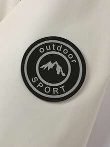 Men's Sports Jacket, Casual Hooded Windbreaker, European And American Style, Spring/Autumn - White - View 7