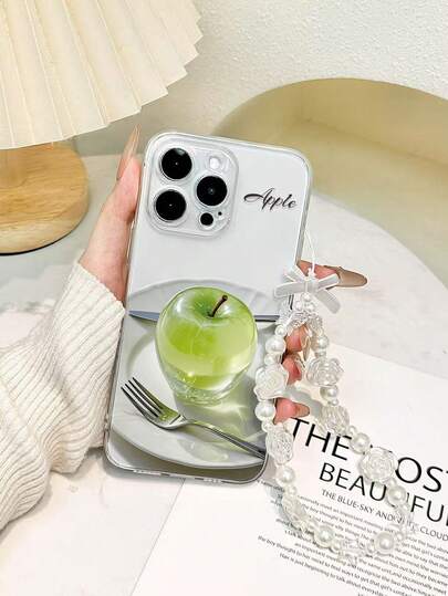 精密穿孔彩色涂漆带链透明防震手机壳兼容 14、14 Pro、14 Pro Max、13、13 Pro、13 Pro Max、11、11 Pro Max、12、12 Pro、12 Pro Max、XR、7/8、XS，兼容 15、15 Pro、15 Pro Max、16、16 Pro、16 Pro Max、S21、S23、S23 Ultra、S24、S24 Ultra、S25、S24 Plus、S25 Plus、15 Pro、Redmi 10、Redmi Note 11 4G、Redmi 11 Lite