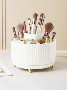 1 件 5 槽 360 度旋转笔筒收纳桶,办公桌笔筒,办公桌收纳盒及配件,桌面收纳文具用品收纳盒,可爱铅笔杯桶,适用于办公室、学校、家庭返校、返校、学校用品、铅笔盒、铅笔袋、书包 - 均碼 - 查看 5