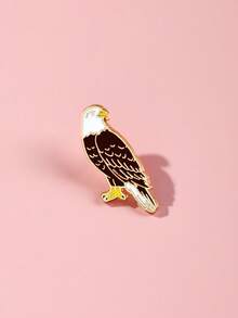 1pc Cartoon Raven Animal Dark Series Brooch, Creative Vivid Metal Alloy Pin Badge, Clothing Bag Decor Accessories Backpack For School Office Accessories Shirts Jacket Jewelry Christmas Halloween Clothes Pin Funny Cute Teacher Gifts Gifts For Mother, Father, Graduation, And Teacher - Black - View 8