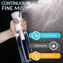 1 pièce Flacon vaporisateur de nettoyage pour le maquillage, flacon vaporisateur, accessoires de voyage, décoration de la salle de séjour, de la chambre familiale, de la salle de bain. Mariage, fête, anniversaire, cadeau pour maman, papa, ami. Avec couvercle, parfum rechargeables, huiles essentielles. Rentrée des classes