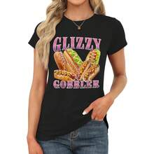 Funny Glizzy Gobbler Meme Hilarious Hot Dog Glizzy Lovers T-Shirt - màu đen - Xem 3