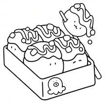 一本亚洲美食主题的浓郁可可色涂色书，适合成人和青少年，超可爱的涂色书设计描绘了温馨舒适的Hygge空间，帮助您放松身心（舒适空间涂色）。涂色书可以释放情绪，缓解焦虑 | 是节日和特殊场合的理想礼物，适合男孩、女孩、青少年和儿童作为玩具，来自怀俄明州的涂色书。 - 彩色 - 查看 3