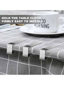 5-1 مشبك مفرش الطاولة - مشابك طاولة نزهة قوية، مشابك تغطية مفرش الطاولة، حاملات مفرش الطاولة مثالية للنزهات والمطاعم والخيام والحفلات والتخرج، يمكن تثبيتها بإحكام دون الحاجة إلى مصدر طاقة وهي ضرورية لحفلات النزهة في الحديقة