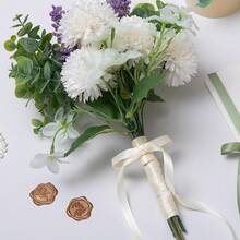 Cream Ribbon 1 Inch Double Face Satin Ribbon For Gift Wrapping Hair Bows Making Chair Sash Valentine's Day Wedding Birthday Party Invitation Decorations Floral Craft Sewing, 25 Yards - 028-象牙奶油色 - 查看 5