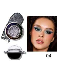 MSFLIBNH 1PC 高光粉，提亮面部，立体轮廓，闪亮高光，土豆泥质地，单色珍珠光泽，适合所有肤色，轻巧时尚的设计，送给妈妈的礼物，两种文字模型随机发货，不会影响使用效果