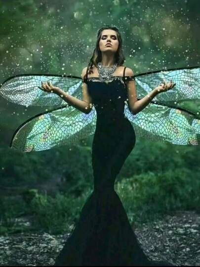 1pc Adult Forest Fairy Dragonfly Festival Party Costume Wings