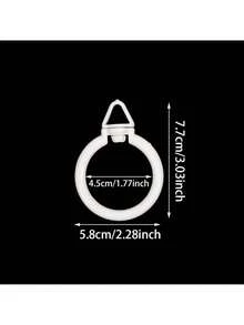 Hanging Rings, Curtain Buckles, Silent Roman Rod Rings, Curtain Rods, Curtain Accessories, Hooks - Multicolor - View 11