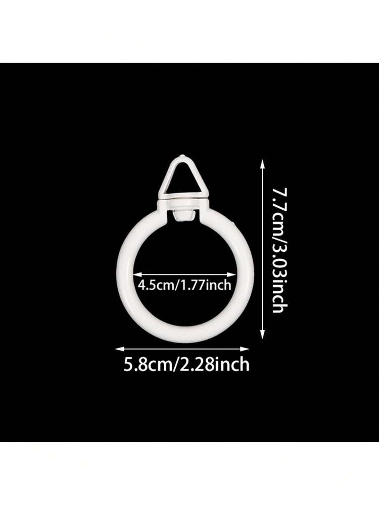 Vòng treo, Khóa rèm, Vòng thanh La Mã im lặng, Thanh rèm, Phụ kiện rèm, Móc treo - Nhiều màu - Xem 11