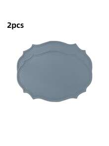 Tovaglietta in pelle lavabile, tovaglietta ovale in pelle rinforzata resistente al calore, tovaglietta impermeabile antiscivolo facile da pulire, adatta per decorazione di tavoli da cucina, caffè e ristorante